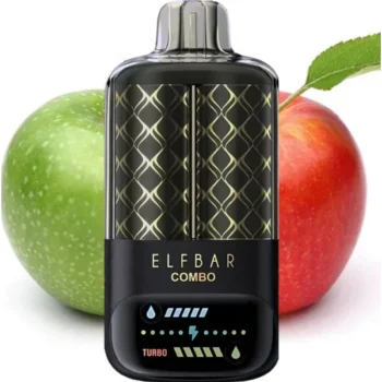 Одноразка Elf Bar Combo Apple & Double Apple Shisha (Яблуко & Анісове Яблуко) 25000