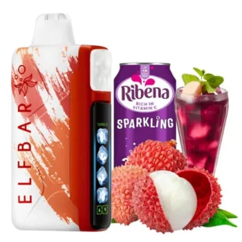 Одноразка Elf Bar Ice King - Ribena Lychee (Горобина Лічі) 30000