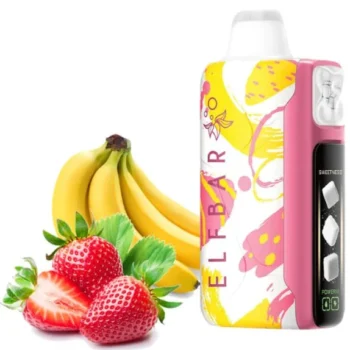Одноразка Elf Bar Sweet King Strawberry Banana (Полуниця Банан) 30000
