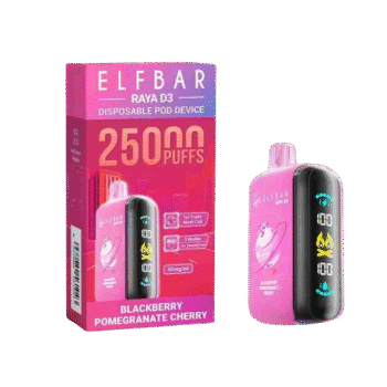 Одноразка Elf Bar Blackberry Pomegranate Cherry (Ожина Гранат Вишня) RAYA D3 25000