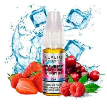 Рідина Elf Liq Strawberry Raspberry Cherry Ice (Полуниця Малина Вишня Лід) 10мл