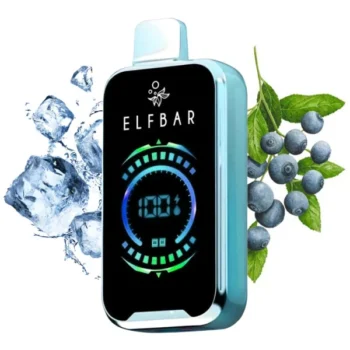 Одноразка Elf Bar Blueberry Ice (Чорниця Лід) FS18000
