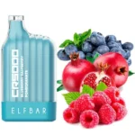 Одноразка Elf Bar Blueberry Raspberry Pomegranate (Полуниця Малина Гранат) CR5000