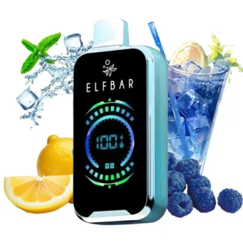 Одноразка Elf Bar Blueberry Razz Lemon (Чорниця Малина Лимонад) FS18000