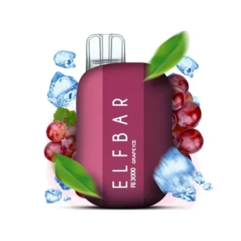 Одноразка Elf Bar Grape Ice (Виноград Лід) RI 3000