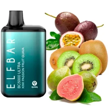 Одноразка Elf Bar Kiwi Passion Fruit Guava (Ківі Маракуя Гуава) BC5000 ULTRA