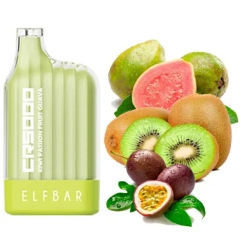 Одноразка Elf Bar Kiwi Passion Fruit Guava (Ківі Маракуя Гуава) CR5000