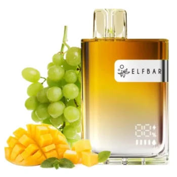 Одноразка Elf Bar Sour Mango Green Grape (Манго Зелений Виноград) CR8000