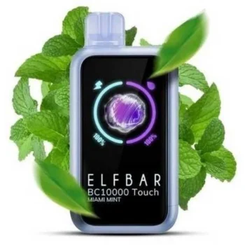 Одноразка Elf Bar Miami Mint (М'ята) BC 10000 Touch