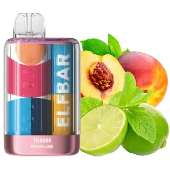 Одноразка Elf Bar Peach Lime (Персик Лайм) TE6000