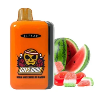 Одноразка Elf Bar Sour Watermelon Candy (Кислий Кавун Цукерки) GH23000
