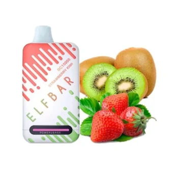 Одноразка Elf Bar Strawberry Kiwi (Полуниця Ківі) BC 15000