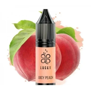 Сольова Рідина LUCKY Salt Juicy Peach (Соковитий Персик) 15 МЛ 50 МГ