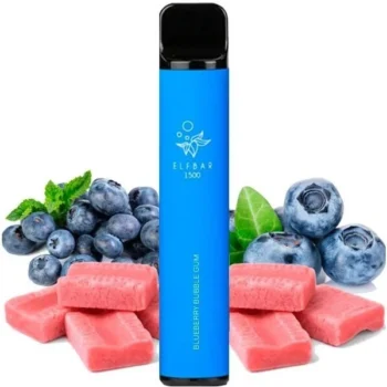 Одноразка Elf Bar Blueberry Bubble Gum (Чорниця Жуйка) 1500