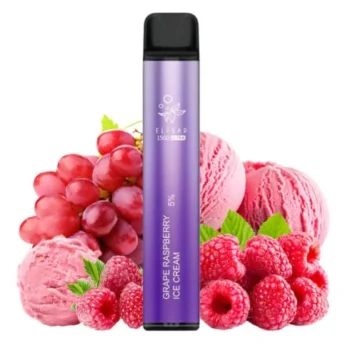 Одноразка Elf Bar Grape Raspberry Ice Cream (Виноград Малина Морозиво) 1500