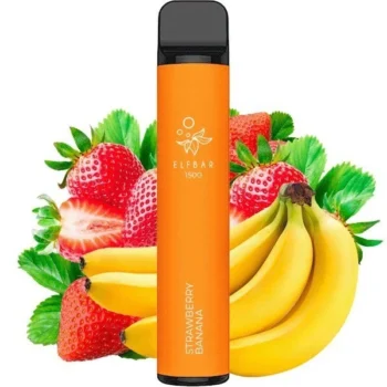 Одноразка Elf Bar Strawberry Banana (Банан Полуниця) 1500