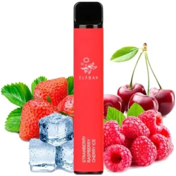 Одноразка Elf Bar Strawberry Raspberry Cherry Ice (Полуниця Малина Вишня Лід) 1500