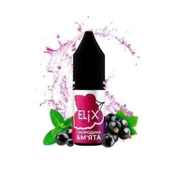 Сольова Рідина ELiX - Currant Mint (Смородина М'ята) 10 МЛ 50 МГ