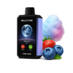 Одноразка Hello Synix Blueberry Cotton Candy (Чорниця Цукрова Вата) (30000 Затяжок)