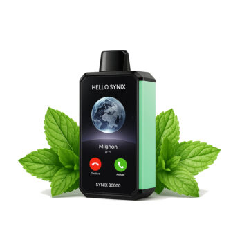 Одноразка Hello Synix Cool Mint (Кул М’ята) (30000 Затяжок)