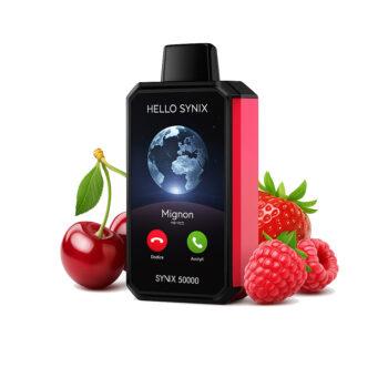 Одноразка Hello Synix Cherry Strawberry Raspberry (Вишня Полуниця Малина) (30000 Затяжок)