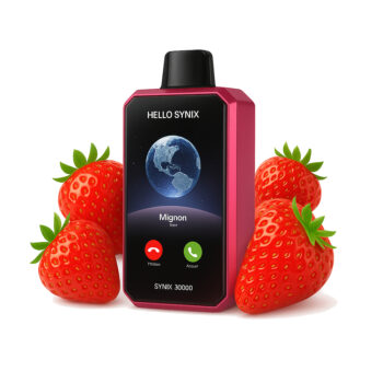 Одноразка Hello Synix Strawberry Swag (Полуниця Свег) (30000 Затяжок)