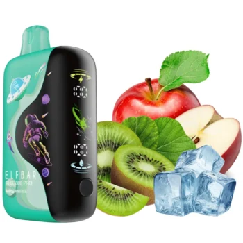 Одноразка Elf Bar Apple Kiwi Ice (Яблуко Ківі Лід) GH33000 PRO