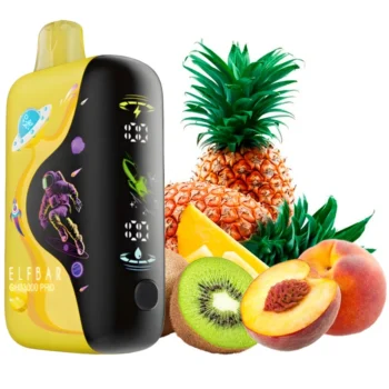 Одноразка Elf Bar Kiwi Pineapple Peach (Ківі Ананас Персик) GH33000 PRO