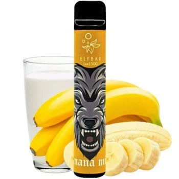 Одноразка Elf Bar Lux Banana Milk (Бананове Молоко) 1500