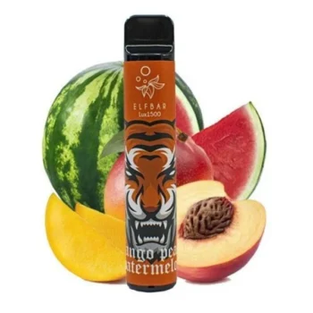 Одноразка Elf Bar Lux Mango Peach Watermelon (Манго Персик Кавун) 1500
