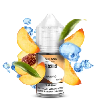 Сольова Рідина Solana Peach Ice (Солана Персик Лід) 30ml 50mg