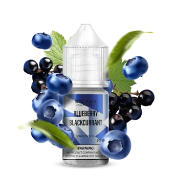 Сольова Рідина Solana Blueberry Blackcurrant (Солана Чорниця Смородина) 30ml 50mg