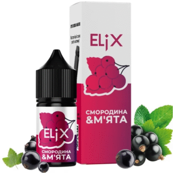 Сольова Рідина ELiX -  Black Currant Mint 30 ml