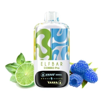 Одноразка Elf Bar Combo Pro Lime Blue Razz (Лайм Синя Малина) 30000