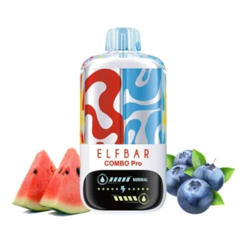 Одноразка Elf Bar Combo Pro Watermelon Ice Blueberry (Кавун Лід Чорниця) 30000