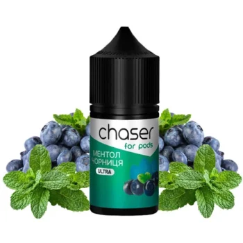 Сольова Рідина Chaser For Pods Ментол Чорниця 30 ml 50mg