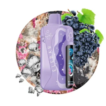 Одноразка Elf Bar Lush King Pro - Black Grape Ice (Чорний Виноград Лід) 40000