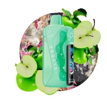 Одноразка Elf Bar Lush King Pro - Sour Apple Ice (Кисле Яблуко Лід) 40000
