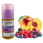 Сольова Рідина Vozol Salt Prime Berry Peach (Ягоди Персик) 30 МЛ