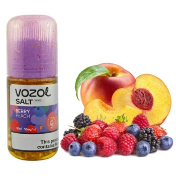 Сольова Рідина Vozol Salt Prime Berry Peach (Ягоди Персик) 30 МЛ