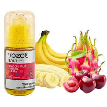 Сольова Рідина Vozol Salt Prime Dragon Fruit Banana Cherry (Пітахайя Банан Вишня) 30 МЛ