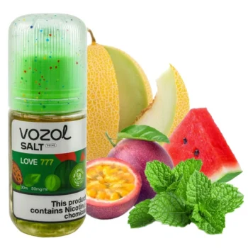 Сольова Рідина Vozol Salt Prime Love 777 (Диня Кавун Маракуя М'ята) 30 МЛ