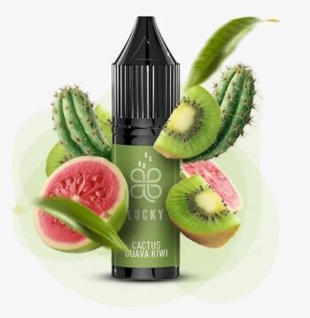 Сольова Рідина LUCKY Cactus Guava Kiwi (Кактус Гуава Ківі) 15 МЛ 50 МГ