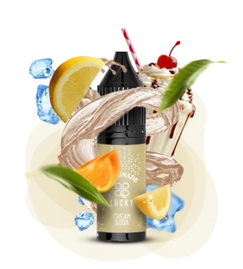 Сольова Рідина LUCKY Cream Soda Lemonade (Крем-сода Лимонад) 15 МЛ 50 МГ
