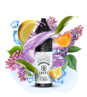Сольова Рідина LUCKY Elder Flowers Lemonade (Лимонад з Квітів Бузини) 15 МЛ 50 МГ