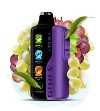 Одноразка Elf Bar Trio - LA Grape (Виноград) 40000