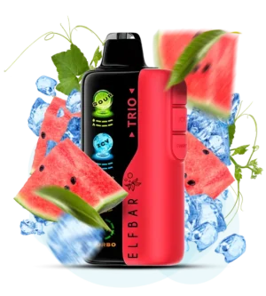Одноразка Elf Bar Trio - Watermelon Ice (Кавун Лід) 40000