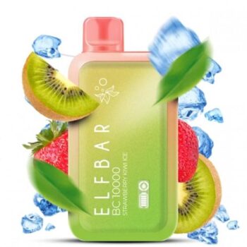 Одноразка Elf Bar Strawberry Kiwi Ice (Полуниця Ківі Лід) BC 10000